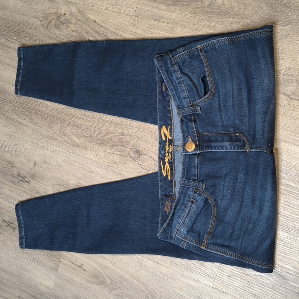 Leggings w/28.5" Inseam Low Rise Seven7 Denim Jeans sac719 - Picture 2 of 7